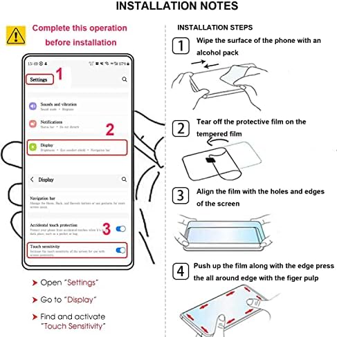 [3 pacote] Protetor de tela de privacidade para Samsung Galaxy S22 Plus / S22+ 5g de vidro temperado