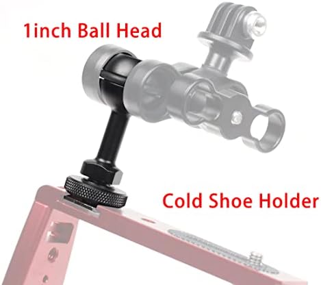 Feichao 1inch bola de cabeça para a base de calçados frios Montagem AJustable Adapter Compatível com a câmera de
