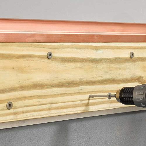 Fastenmaster LedgerLok 3-5/8 parafuso de madeira de cabeça plana - caixa de 50