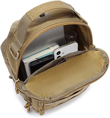 Bolsa de estilingue tática ATBP Tactical One Strap Mackpack Bag Mackpack de Crossbody para viagens para