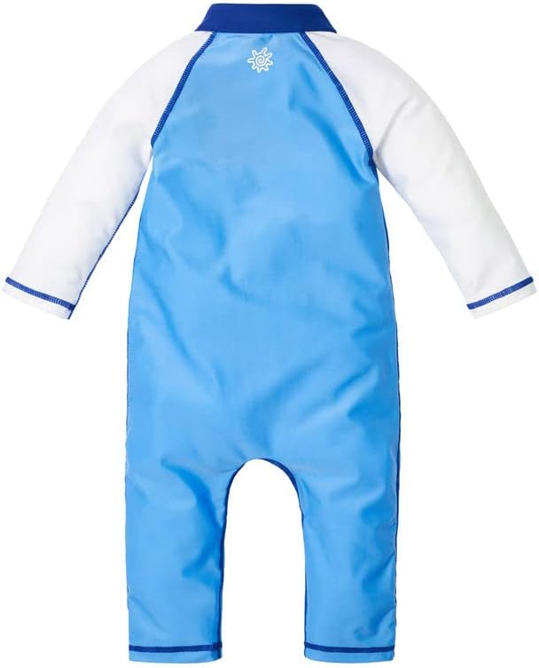 UV Skinz Baby Boys 'Sun and Swimsuit With UPF 50+ Proteção solar-maiô de uma peça, bebê e criança