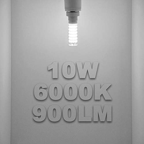 Enuotek 3 pack 10w g9 gu9 lâmpadas de milho led lâmpadas, listado cetl substitua 100w t4 halogênio, branco
