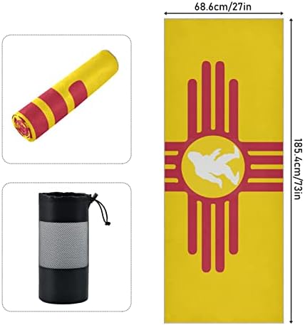 Aunhenstern Yoga Blanket Flag-New-Mexico-Bigf-O-O-O-Ot