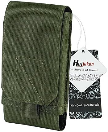 Huijukon molle molle smartphone tática bolsa militar 1000d nylon gancho capa do coldre de correio para iPhone
