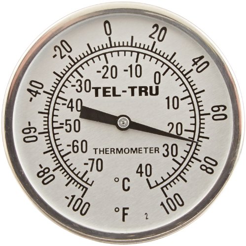 Thermco Accgg40c Bi-metal Dial Laboratory Termômetro, tamanho de discagem de 1-3/4 , hastes de