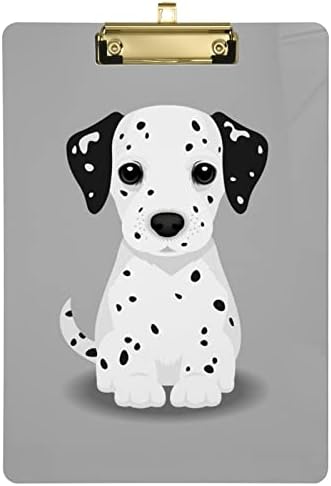 Dalmatian Puppy Arleboard Dog Office School Escola de enfermagem quadro de clipe de acrílico para o tamanho