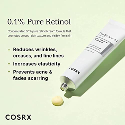 Tratamento de acne cística Cosrx- MUCINA DE MUCINA 92% REPARO TUBO CREMO + RETINOL 0,1%- Creme diário Hidratante