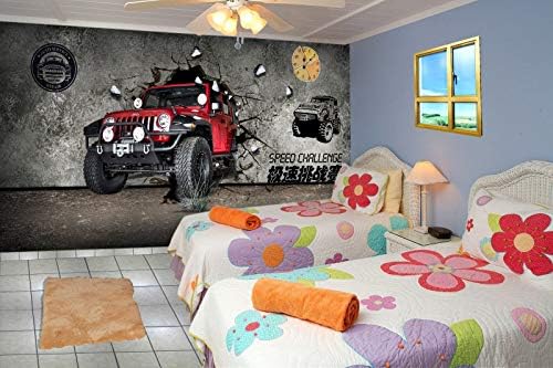 999Store 3D Impresso Kids Room Startador de parede Roll paredes monster caminhões sala Walpaper Paper