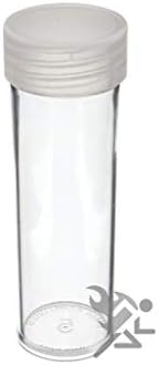 Edgar Marcus marca redonda de tamanho de moeda de tamanho de plástico transparente portadores de tubo