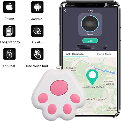 Parmeic Smart Bluetooth Tracker e Bluetooth Key Finder - Chave Locator Dispositivo com App, dispositivo de rastreamento