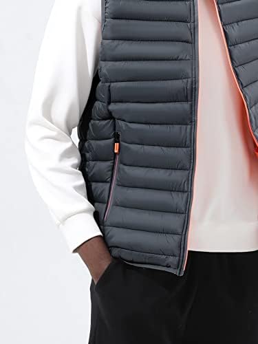 Jackets XinBalove para homens Men 1pc Zipper Front Collet Puffer Casat