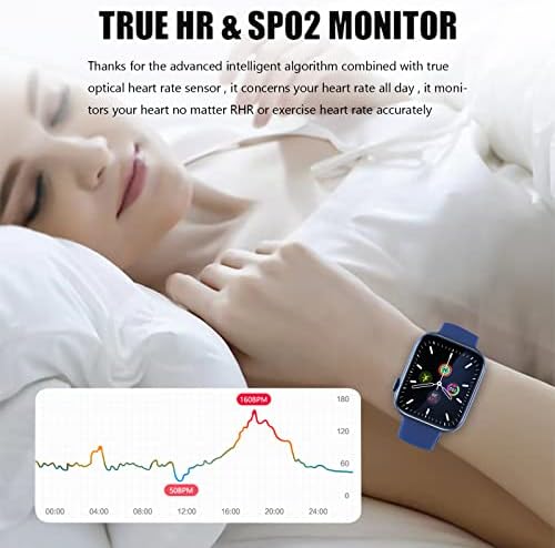 Byikun Smart Watch que pode enviar uma mensagem e chamar, Relógio de fitness de smartwatch de 1,8 polegada