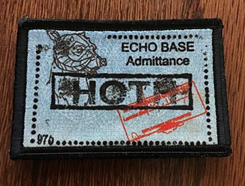 Star Wars Hoth Passport Stamp Morale Morale Patch. 2x3 Hook and Loop Patch. Feito nos EUA