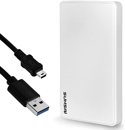 SUHSAI 1TB DUSTO DE RUCO EXTERNAL USB 2.0 Ultra Slim & Compact Storage portátil Backup de dados