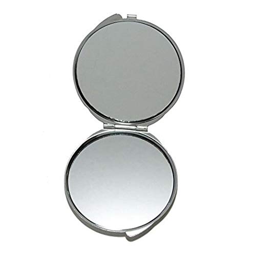 Espelho, espelho pequeno, buldogue francês, espelho de bolso, ampliação de 1 x 2x