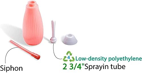 RVDKBULB Sistema de limpeza vaginal natural e garrafa de ducha de silicone