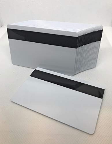 500 Id ID da foto Branco cartão de crédito 30mil em branco PVC Plastic with Hico Magnetic Stripe