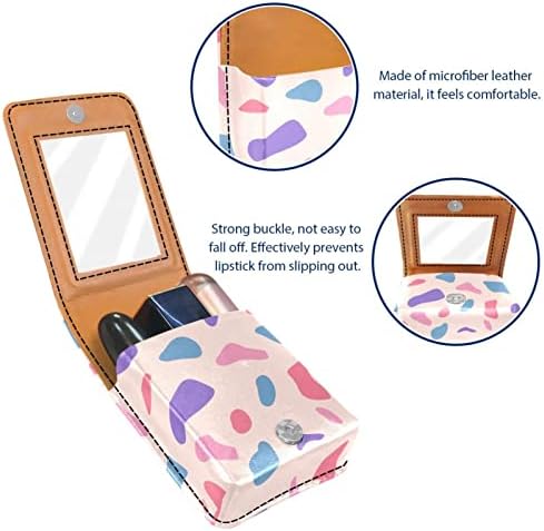 Caixa de batom de Oryuekan, bolsa de maquiagem portátil fofa bolsa cosmética, organizador de maquiagem do