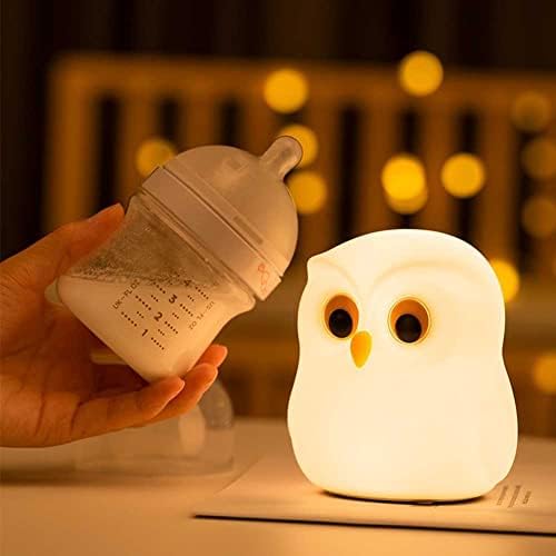 BARIOO Cute Owl Kids Night Light, Lâmpada Animal para Quarto 7 Cores Mudança de Luz com USB Idéias de Presentes