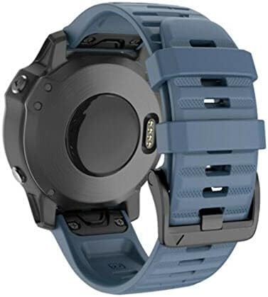 Houcy 22mm Quickfit WatchBand Strap for Garmin Fenix ​​7 6 6Pro Fenix ​​5 5Plus EasyFit Silicone Wrist