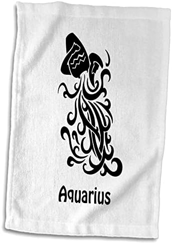 3drose edmond hogge jr - signos do zodíaco - sinal de aquário - toalhas