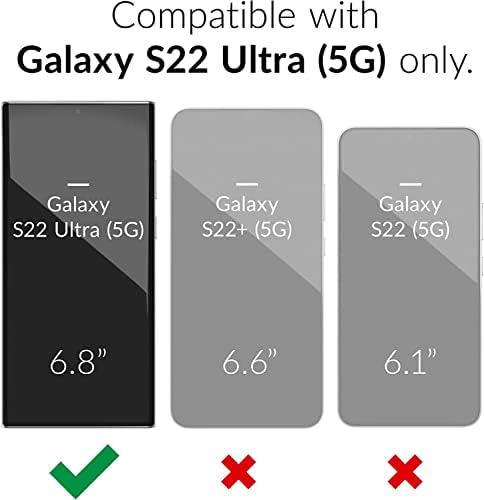 OakxCo projetado para Samsung Galaxy S22 Ultra Case Silicone, cor brilhante vibrante, capa de