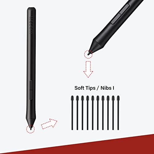 Dicas de caneta marcador de 20 dicas de caneta Penivada padrão Nibs Compatível de pontas mole de