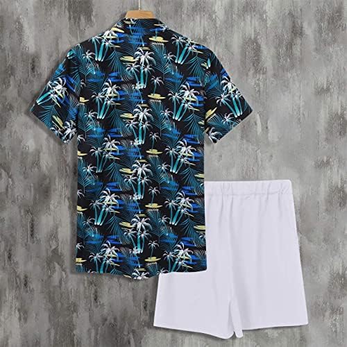 Summer de verão de 2 peças de traje masculino masculino de verão lazer Havaí Holiday Beach Beach de trajes de