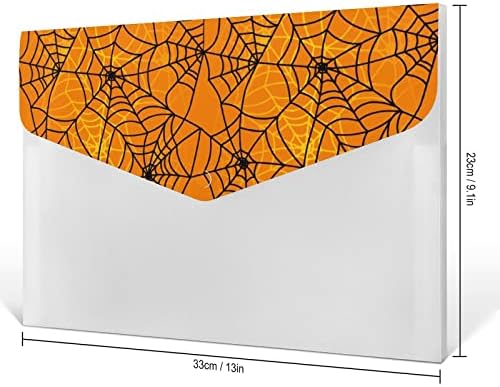 Organizador de arquivos de acorde de acorde de padrão de padrão de aranha Expandindo a pasta de arquivo 6 bolsos