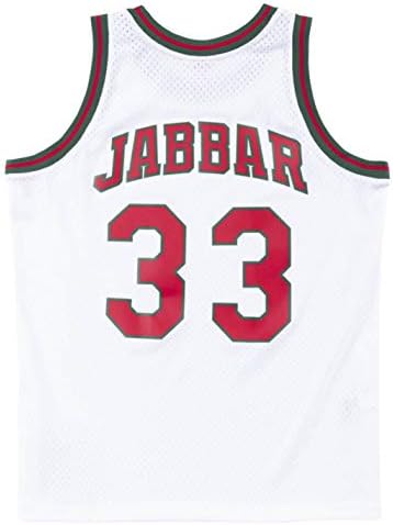 Kareem Abdul-Jabbar Milwaukee White de 1971-72 Jersey Swingman