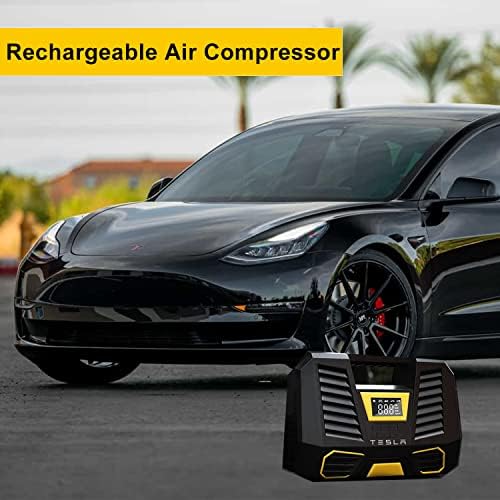 Kikimo para o compressor de ar do inflador de pneus Tesla para acessórios Tesla Modelo 3/Y/S/X, compressor de