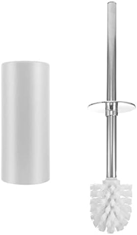 Pincel de vaso sanitário 1pc Brush e suporte de suporte de suporte comprido, pincel de aço inoxidável, pincel