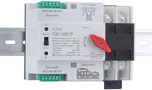 HWGO YCQ4-100R/2P Fase de fase DIN ATS ATS 220V Dune Power Automatic Transfer Seletor Electrical Switches