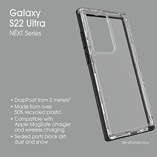 Caso da próxima série à prova de vida para Galaxy S22 Ultra - Black Crystal