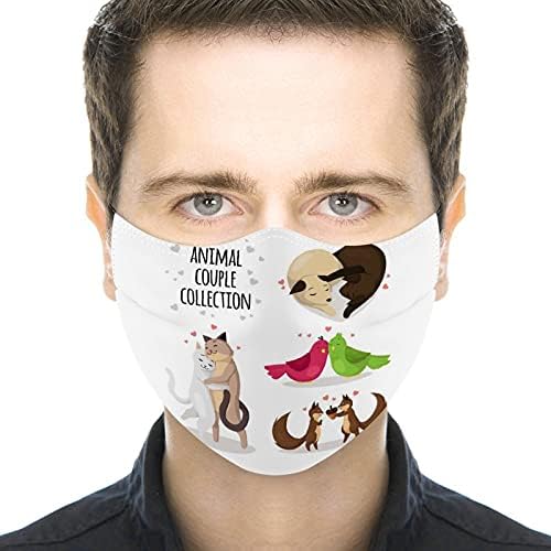 MODEN Reutilable lavable roupas de segurança máscaras de poeira tampas de boca imprimida casais