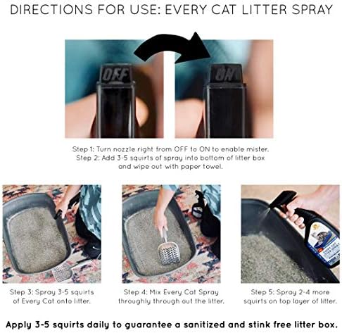 Fedia grátis todos os eliminadores de spray de ninhada de gato - limpador de enzimas de urina e desodorizador