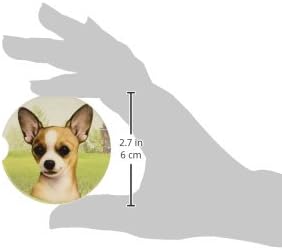 Animais de estimação de E&S Tan Chihuahua Coaster, 3 x 3