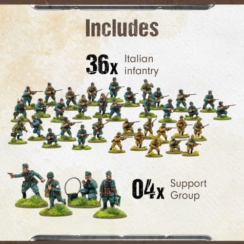 Wargames entregou Miniaturas de ação para Bolt - Exército italiano Exército Blackshirts Exército, Miniaturas