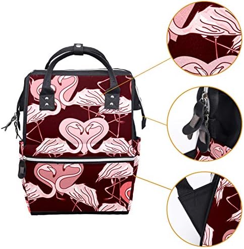 Flamingos in Love fraliper Bag Mackpack Sacos troca de ombro