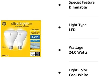 GE Ultrabright LED 150 Watt equivalente BR30 Daylight Dimmable Indoor Flood Bulbo
