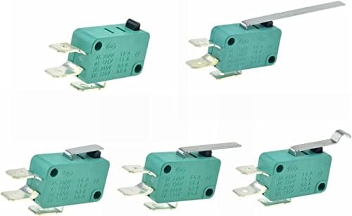 Berrysun Micro Switches Micro Limit Switches 16A 250V 125V NO+NC+COM 6,3mm 3 pinos SPDT Micro interruptor