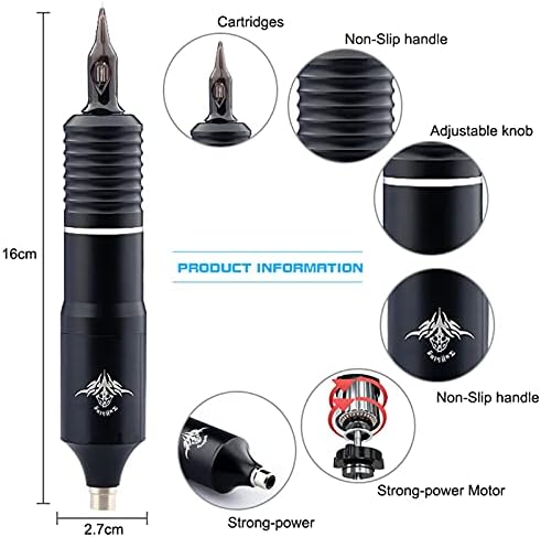 SMAX Professional Tattoo Machine Kit de caneta rotativa