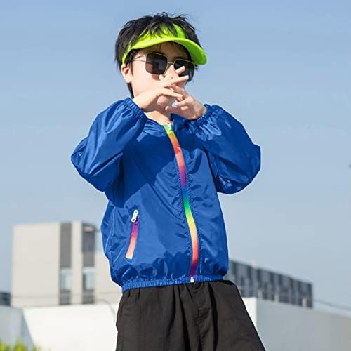 Crianças meninos meninos Proteção solar casaco de capuz