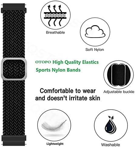 Nibyq Smart Watch Band for Garmin Vivoactive 3/4 Venu 2/Forerunner 645 245 158 745 Straped Strap Vivomove