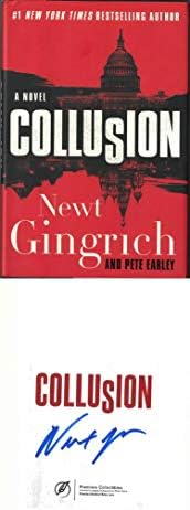 Newt Gingrich assinou o conluio de 2019: um novo livro de capa dura Minor Ding - Livros Políticos
