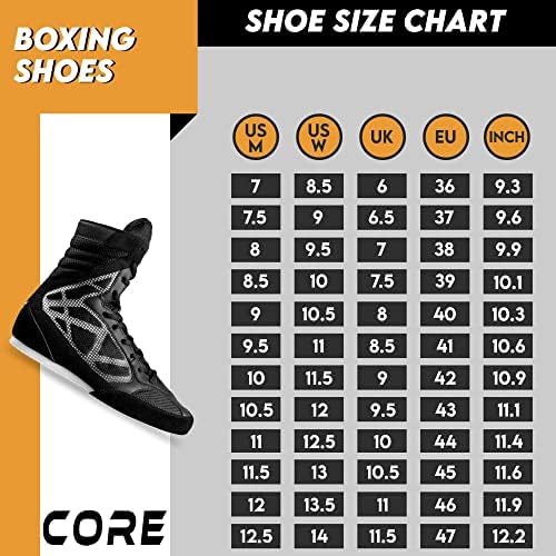 Sapatos principais de boxe - sapatos leves de boxe para homens e mulheres - sapatos de treinamento de boxe com alto suporte - botas de boxe de alta tração