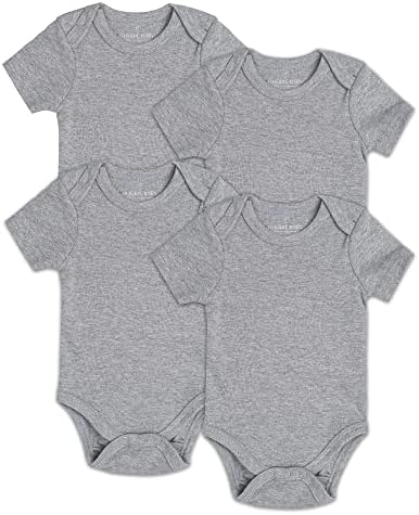 Baby Classic Bodysuit Set, algodão menino unissex Onesie