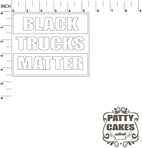 Caminhões pretos Matemamente o adesivo de decalque branco para carro, caminhão, computador, laptop,