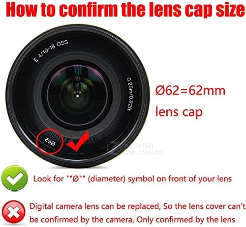 MOSTOS; Traz Superior® - tampas da lente da câmera para todos os modelos e tamanhos de câmera