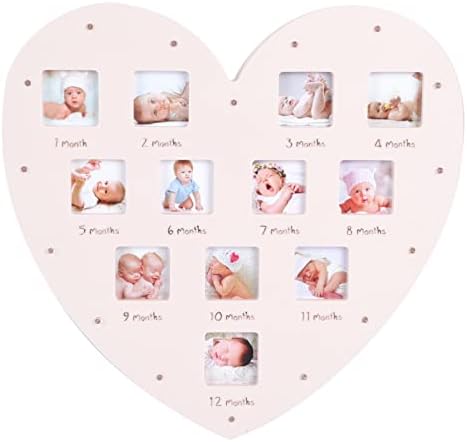 Toddmomy Frames Picture Frame My First Year Baby Primeiro ano quadro Infant Handprint Frame My First Frame Primeiro
